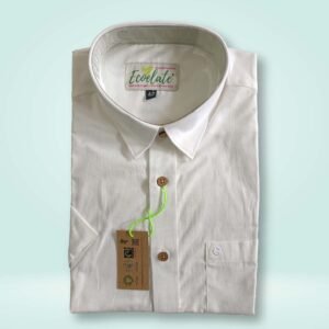 Fairtrade Organic Cotton Banana Fiber Shirt - Solid-H/S