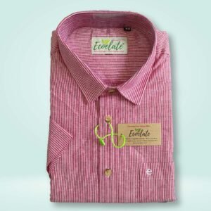 Fairtrade Organic Cotton Banana Fiber Shirt - Striped - H/S