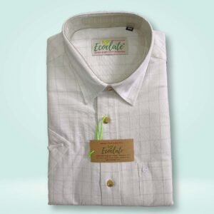 Fairtrade Organic Cotton Banana Fiber Shirt - Checked - H/S