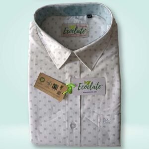Fairtrade Organic Cotton Banana Fiber Shirt - Printed - F/S