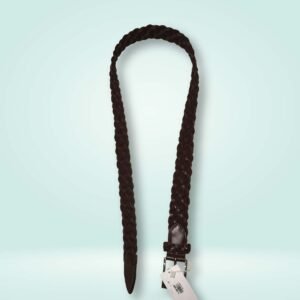 Organic Cotton Banana Fiber - Belt Brown
