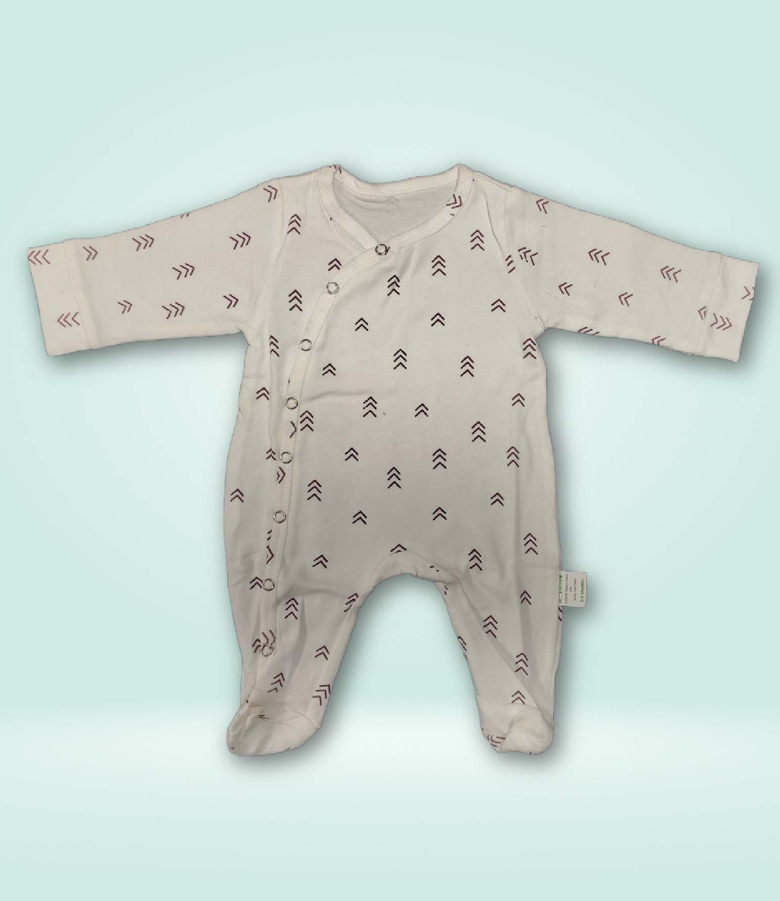 ORGANIC COTTON HERBAL DYED BODY SUIT PRINTED